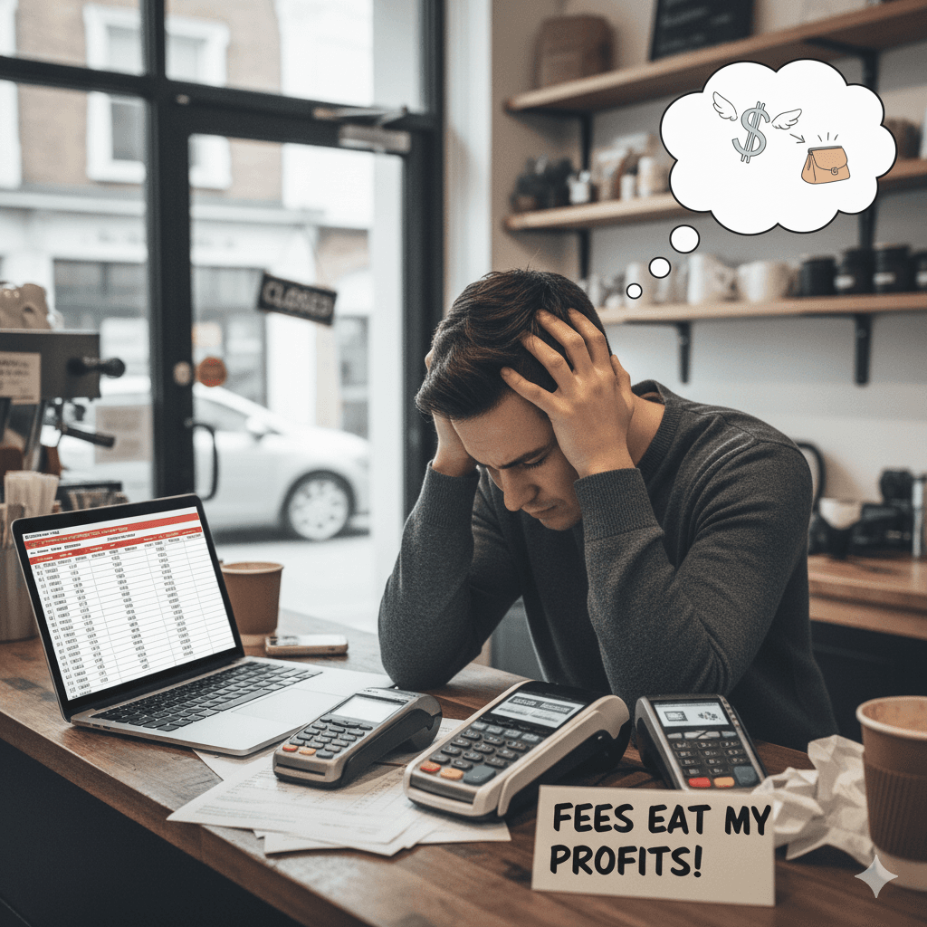 Frustrated with transaction fees and payment machine costs